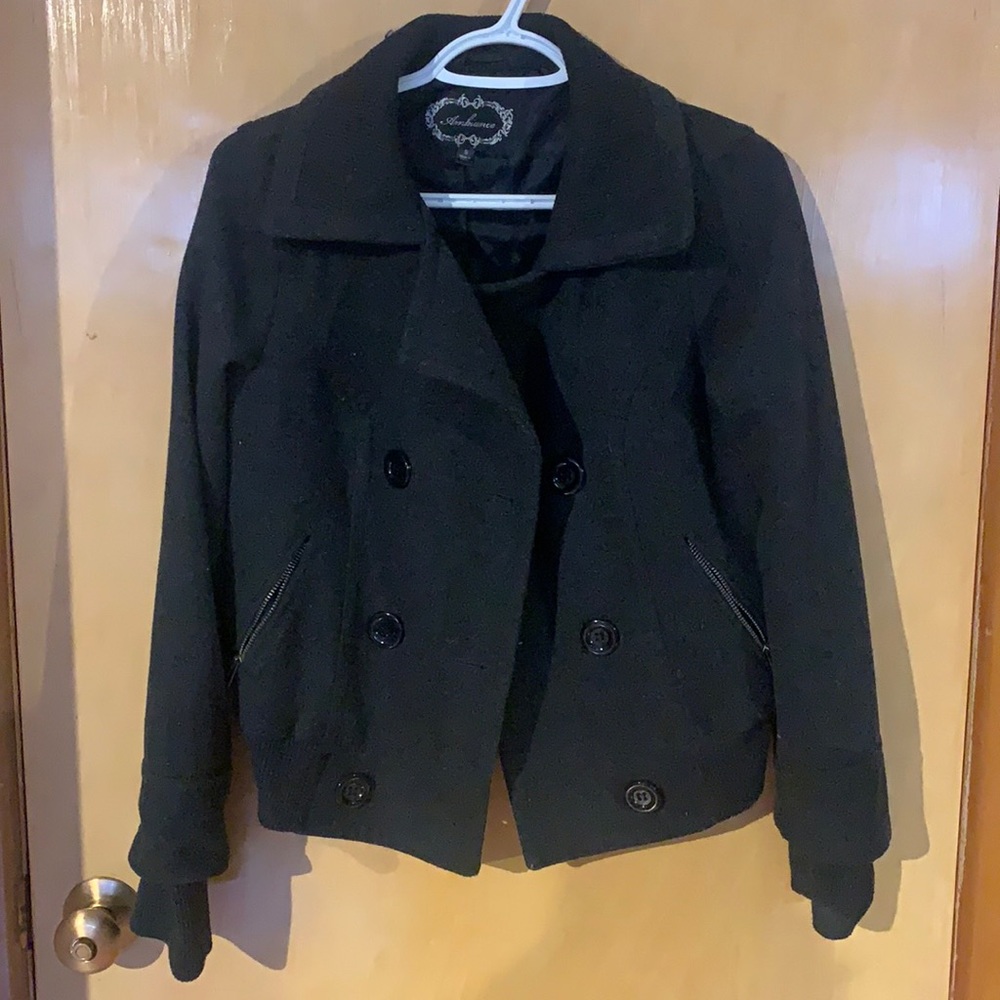Ambiance dark grey wool jacket